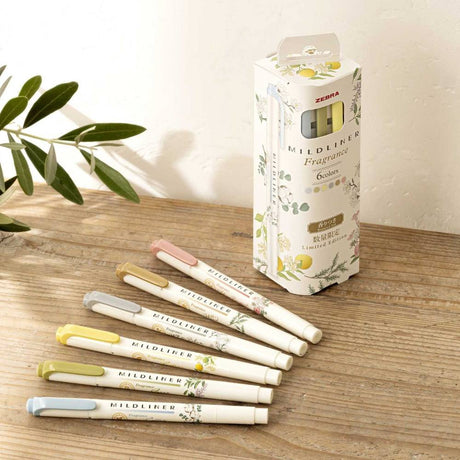 Mildliner Överstrykningspennor - Limited edition - Fragrance - 1 - Zebra - Tidformera