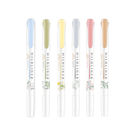Mildliner Överstrykningspennor - Limited edition - Fragrance - 4 - Zebra - Tidformera
