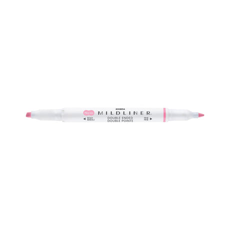 Mildliner Överstrykningspenna - Baby Pink från Zebra - Rosa överstrykningspenna utan lock - Tidformera