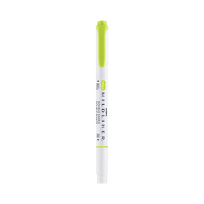 Mildliner Överstrykningspenna - Citrus green från Zebra - Limegrön överstrykningspenna med lock - Tidformera