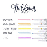 Mildliner Överstrykningspennor 5 - pack - Gentle color palette - 2 - Zebra - Tidformera