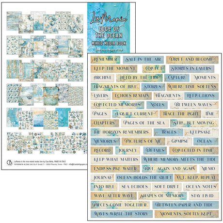 Mixed media book - Edge of the Ocean - 12 - Ciao Bella - Tidformera