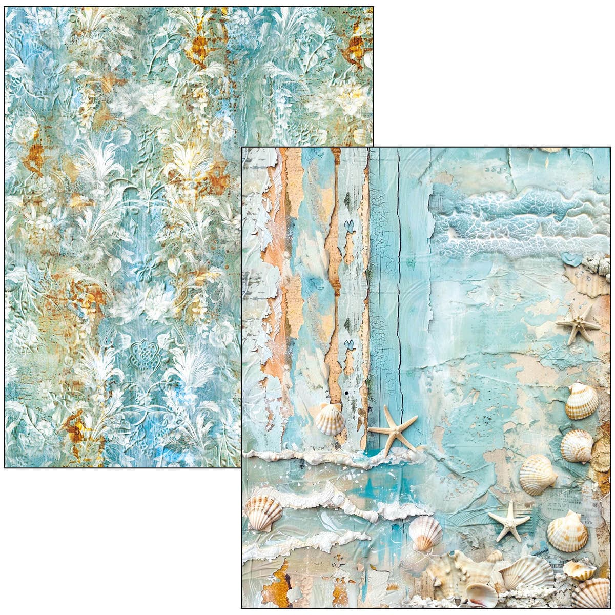 Mixed media book - Edge of the Ocean - 7 - Ciao Bella - Tidformera