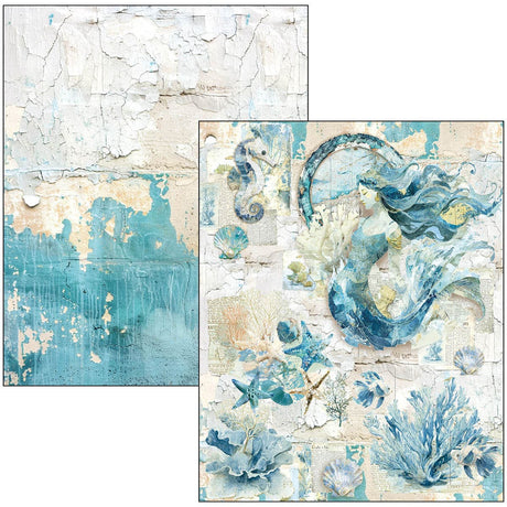Mixed media book - Edge of the Ocean - 5 - Ciao Bella - Tidformera