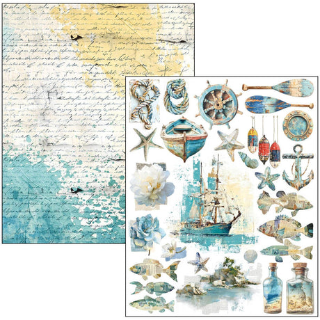 Mixed media book - Edge of the Ocean - 11 - Ciao Bella - Tidformera