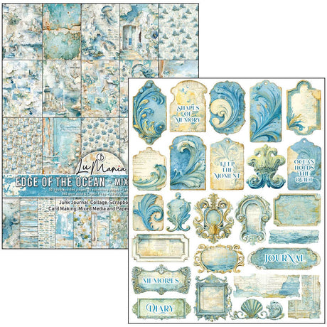 Mixed media book - Edge of the Ocean - 3 - Ciao Bella - Tidformera