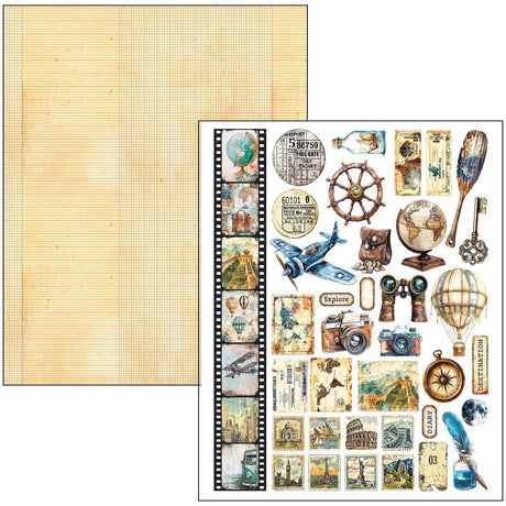 Mixed media book - Journey ahead - 19 - Ciao Bella - Tidformera