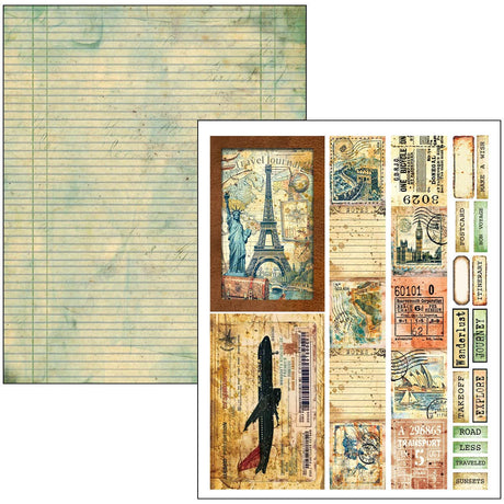 Mixed media book - Journey ahead - 20 - Ciao Bella - Tidformera