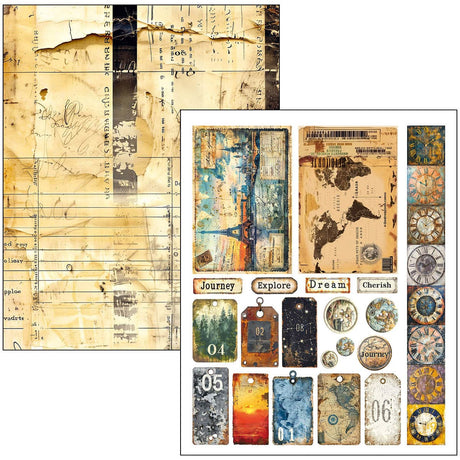 Mixed media book - Journey ahead - 18 - Ciao Bella - Tidformera