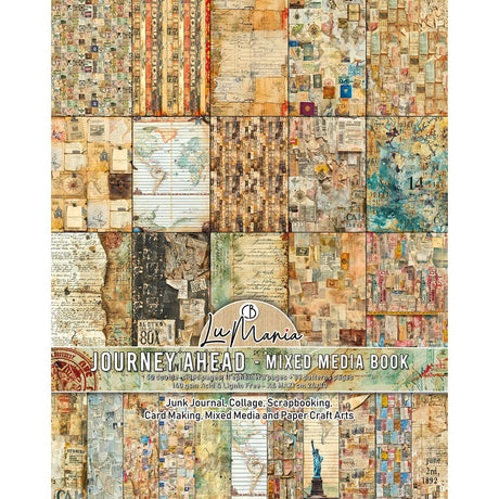 Mixed media book - Journey ahead - 1 - Ciao Bella - Tidformera