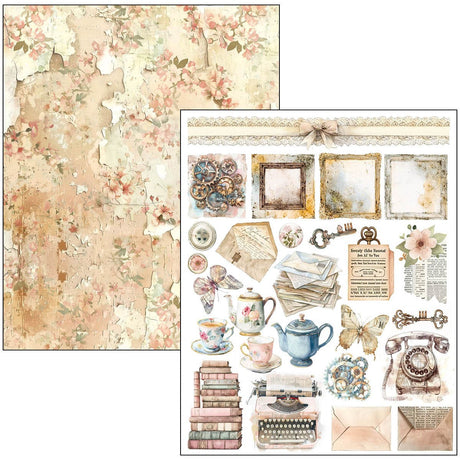 Mixed media book - Lost in Time - 12 - Ciao Bella - Tidformera