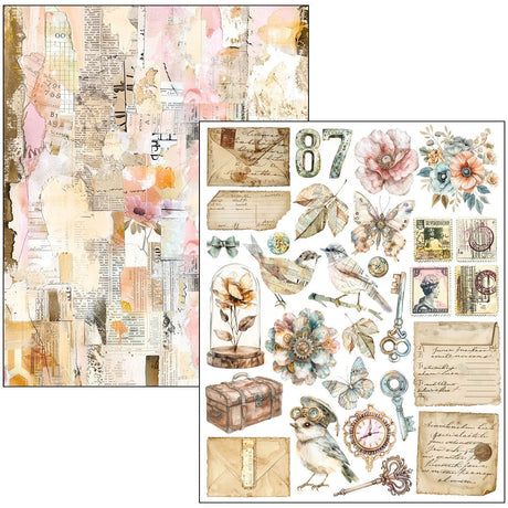 Mixed media book - Lost in Time - 13 - Ciao Bella - Tidformera