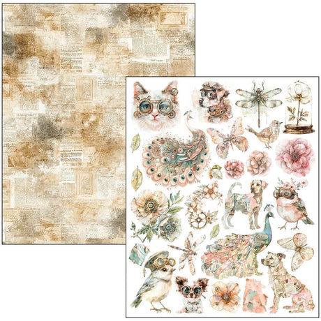 Mixed media book - Lost in Time - 5 - Ciao Bella - Tidformera