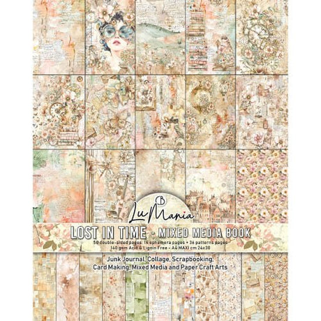 Mixed media book - Lost in Time - 1 - Ciao Bella - Tidformera