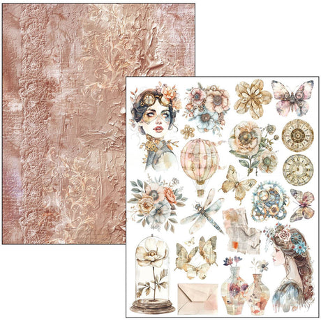 Mixed media book - Lost in Time - 3 - Ciao Bella - Tidformera