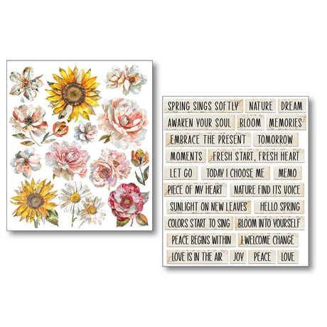 Mixed Media Stickers - 10-pack - The sound of spring - 5 - Ciao Bella - Tidformera