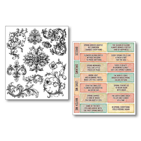 Mixed Media Stickers - 10-pack - The sound of spring - 6 - Ciao Bella - Tidformera