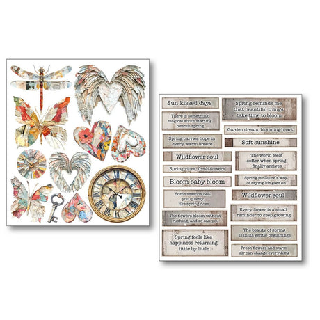 Mixed Media Stickers - 10-pack - The sound of spring - 3 - Ciao Bella - Tidformera