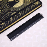 Multi Ruler 30 cm Aluminium - black - 3 - Midori - Tidformera