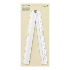 Multi Ruler 30 cm Aluminium - silver - 1 - Midori - Tidformera
