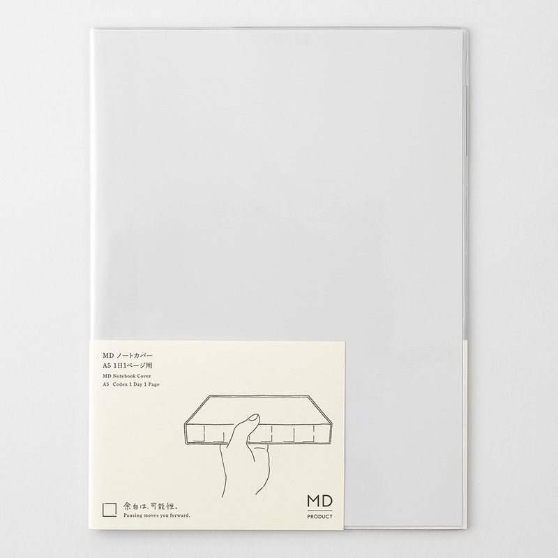 Notebook Cover A5 Codex - Clear - 7 - Midori - Tidformera
