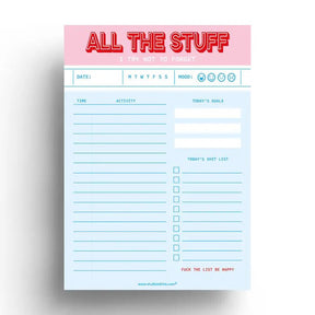 Notepad To Do List A6 - All the Stuff - 1 - Studio Inktvis B.V - Tidformera