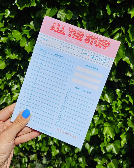 Notepad To Do List A6 - All the Stuff - 5 - Studio Inktvis B.V - Tidformera