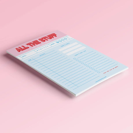 Notepad To Do List A6 - All the Stuff - 4 - Studio Inktvis B.V - Tidformera