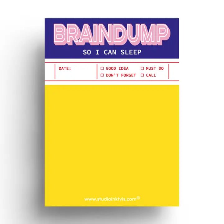 Notepad To Do List A6 - Braindump - 1 - Studio Inktvis B.V - Tidformera