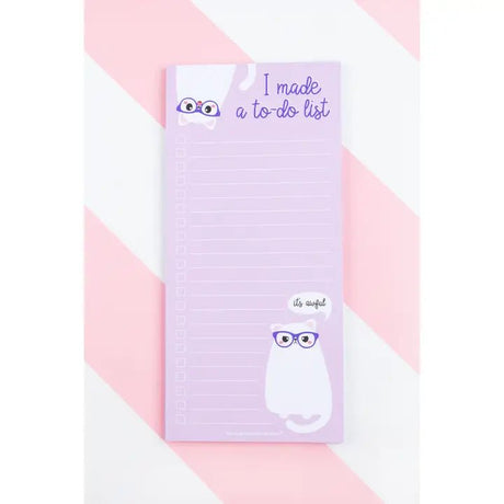 Notepad To Do List - Grumpy Cat I made a to-do list - 2 - Studio Inktvis B.V - Tidformera