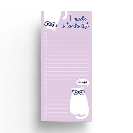 Notepad To Do List - Grumpy Cat I made a to-do list - 1 - Studio Inktvis B.V - Tidformera