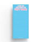 Notepad To Do List - I May Cry But I Still Get Shit done - 1 - Studio Inktvis B.V - Tidformera