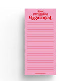 Notepad To Do List - Just Pretending To Be Organised - 1 - Studio Inktvis B.V - Tidformera