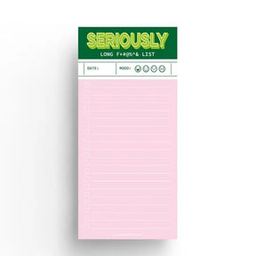 Notepad To Do List - Seriously Long F*@%& List - 1 - Studio Inktvis B.V - Tidformera