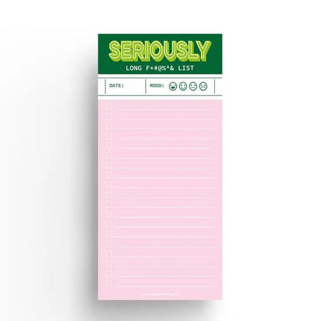 Notepad To Do List - Seriously Long F*@%& List - 1 - Studio Inktvis B.V - Tidformera