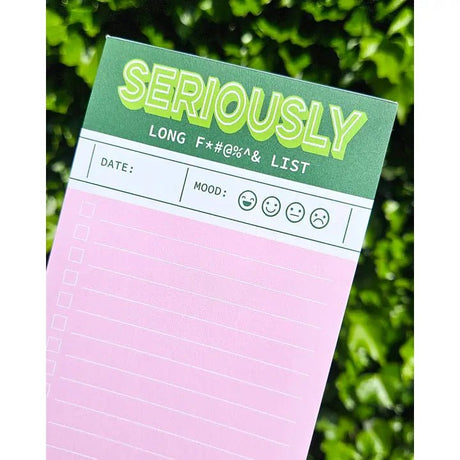 Notepad To Do List - Seriously Long F*@%& List - 2 - Studio Inktvis B.V - Tidformera
