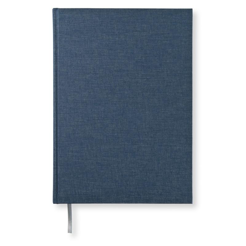 Paperstyle anteckningsböcker A4 Olinjerad Dark Denim 192 s från Paperstyle - Blå anteckningsbok - Tidformera