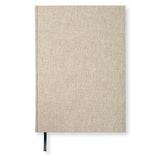 Paperstyle anteckningsböcker A4 Olinjerad Rough Linen 192 s från Paperstyle - Beige anteckningsbok - Tidformera