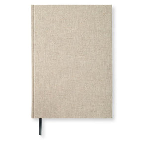 Paperstyle anteckningsböcker A4 Olinjerad Rough Linen 192 s från Paperstyle - Beige anteckningsbok - Tidformera