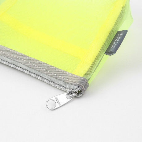 Pen & Tool Pouch Mesh Triangulär - Yellow - Green - 3 - Midori - Tidformera