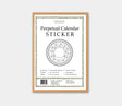 Perpetual Calendar Sticker - 1 - Emadam Art & Design - Tidformera