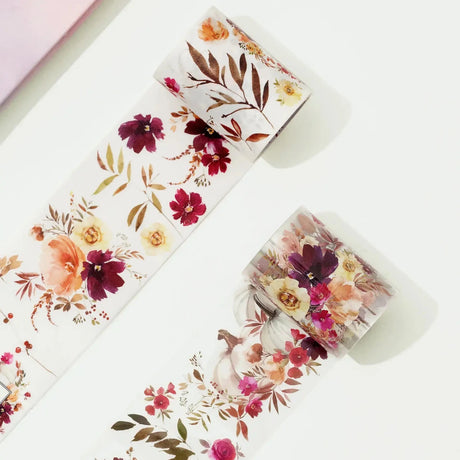 Pet tape Autumn Rose - 60 mm - 3 - Washi Tape Shop - Tidformera