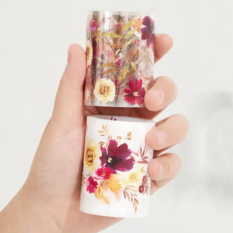 Pet tape Autumn Rose - 60 mm - 6 - Washi Tape Shop - Tidformera