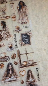 Pet Tape - Lana - 70 mm - Cozy Coffee Days - 6 - Lana's Scrap Shop - Tidformera