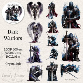 Pet Tape - Lana - 70 mm - Dark Warriors - 1 - Lana's Scrap Shop - Tidformera