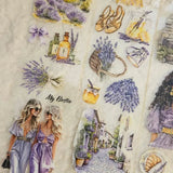 Pet Tape - Lana - 70 mm - Lavender Fields - 6 - Lana's Scrap Shop - Tidformera