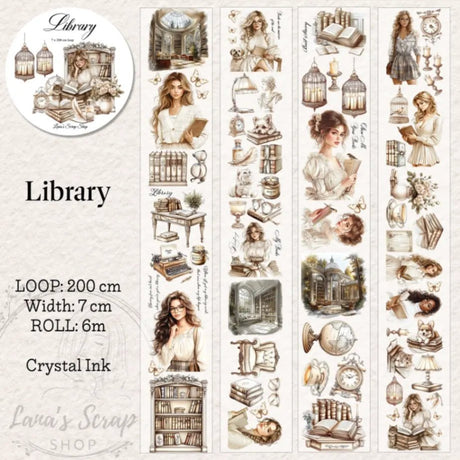Pet Tape - Lana - 70 mm - Library - 3 - Lana's Scrap Shop - Tidformera