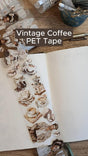 Pet Tape - Lana - 70 mm - Vintage Coffee - 1 - Lana's Scrap Shop - Tidformera
