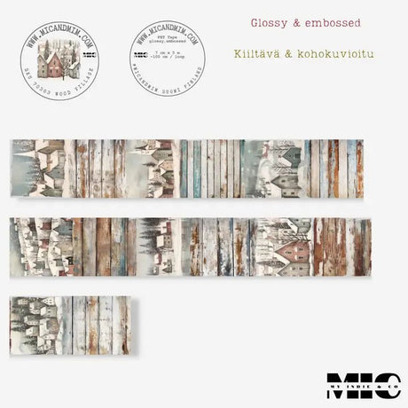 Pet Tape - MIC - Wood Village 70 mm - 6 - MIC & MIM Premium Paper Shop - Tidformera