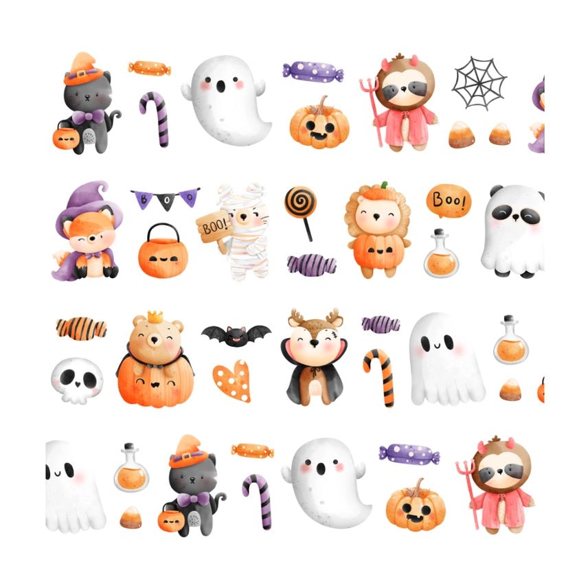 Pet Tape - Penpaling Paula - Halloween animals 60 mm - 2 - Penpaling Paula - Tidformera